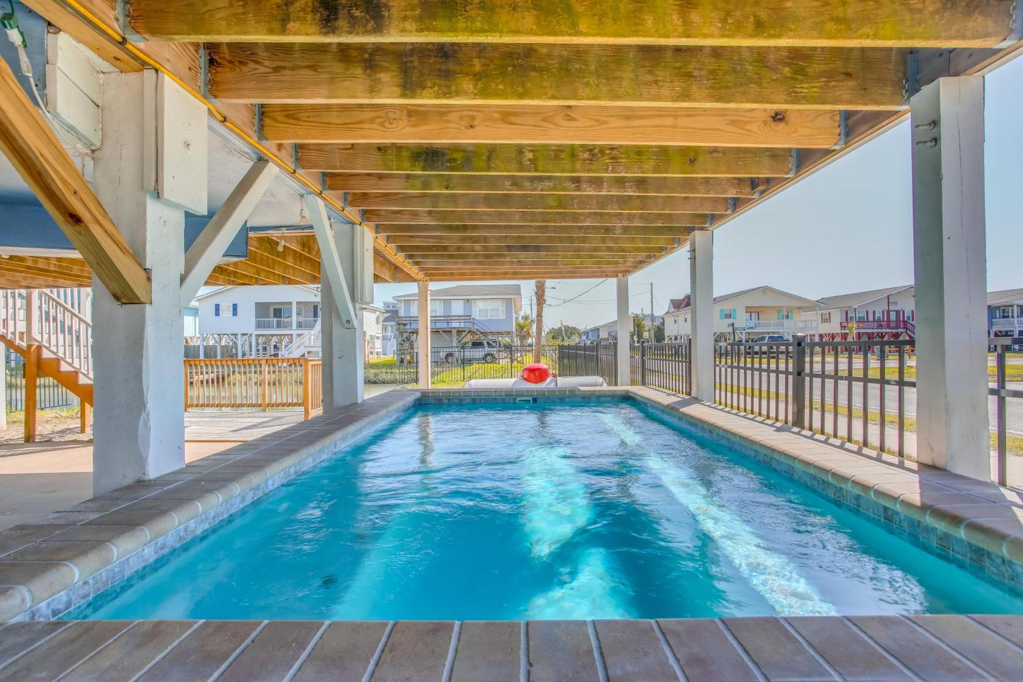 Waterfront North Myrtle Beach Home With Pool And Deck Exterior foto